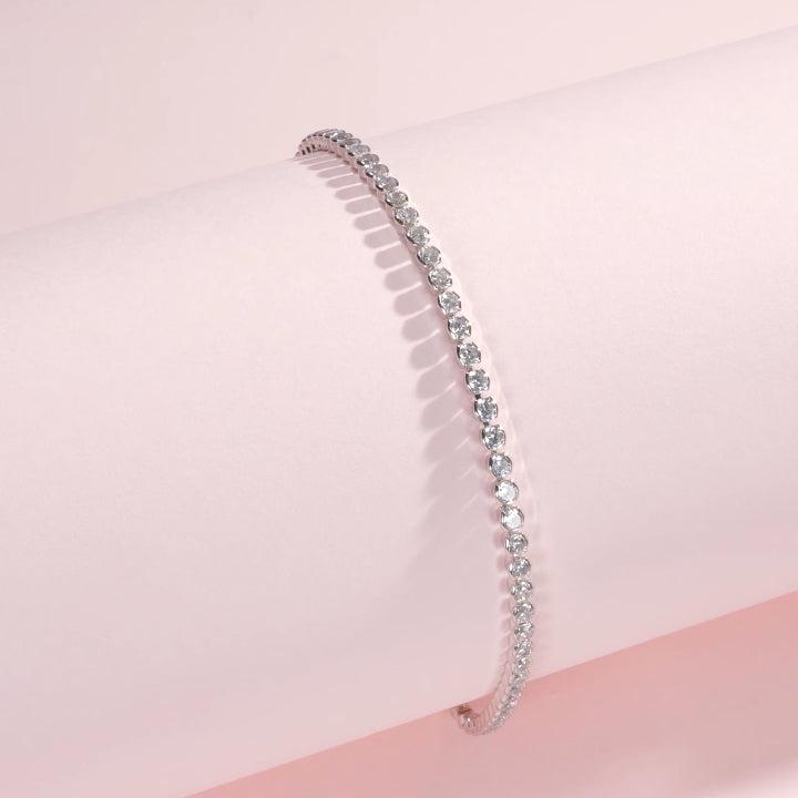 Radiant Zirconia Tennis Bracelet