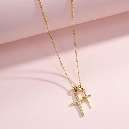 Eternal Cross Spark Necklace