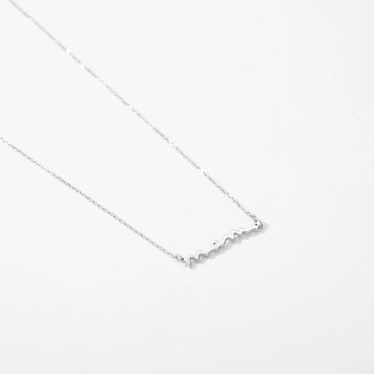 Silver Mama Pendant Necklace