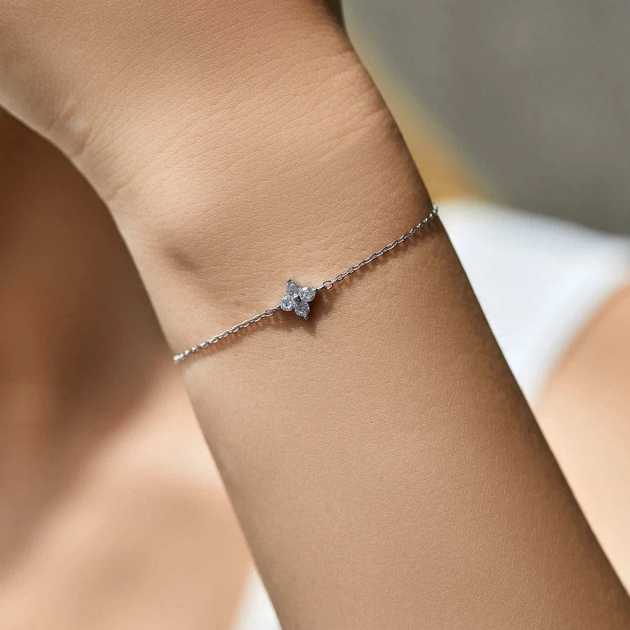 Lucky Clover Sparkle Braceleta