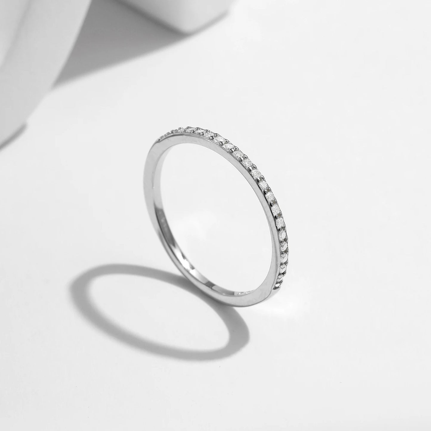 Simple Eternity Moissanite Band