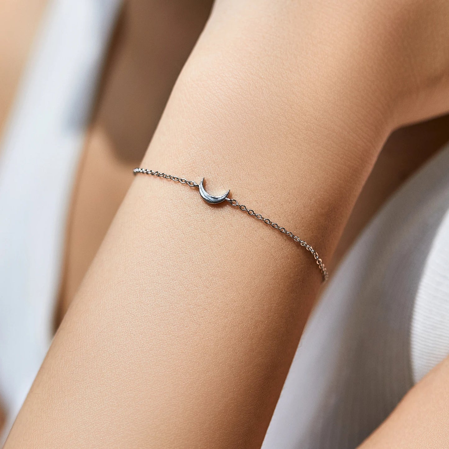 Moonlit Elegance Sterling Bracelet