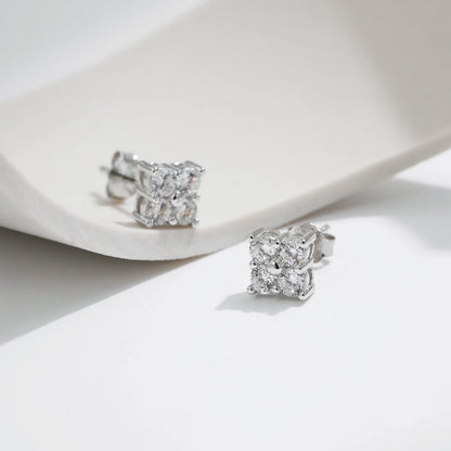 Dazzling Moissanite Stud Earrings