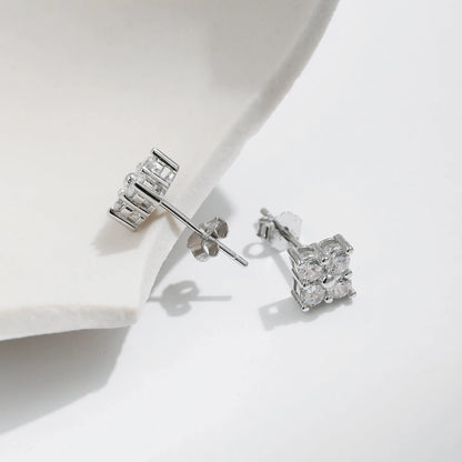 Dazzling Moissanite Stud Earrings