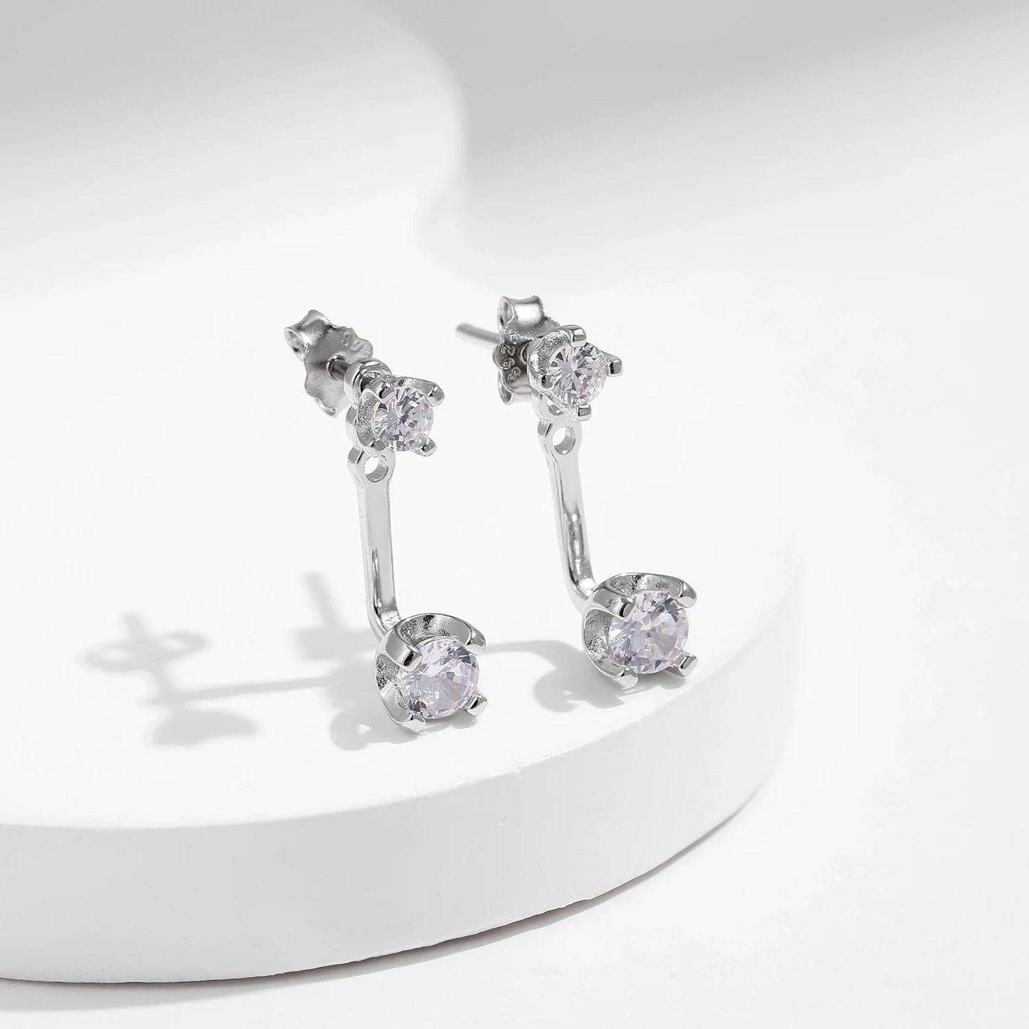 Dazzling CZ Stud & Ear Climbers