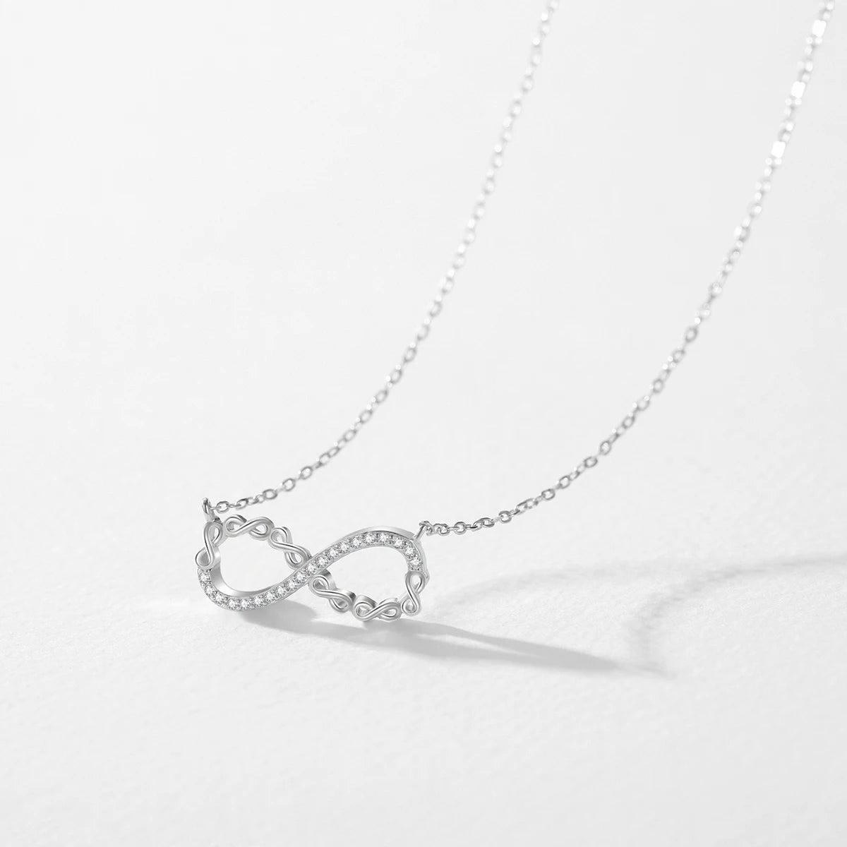 Infinite Love CZ Pendant Necklace