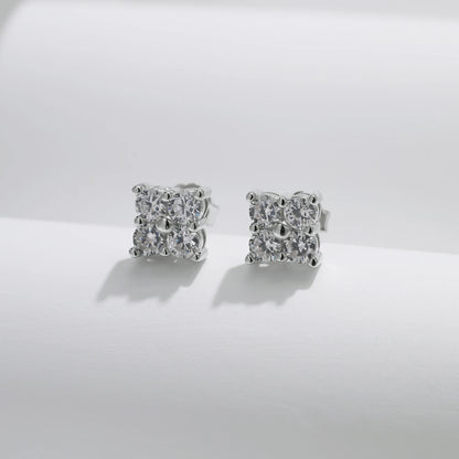 Dazzling Moissanite Stud Earrings