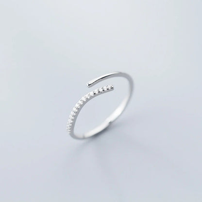 Adjustable Zirconia Stackable Ring