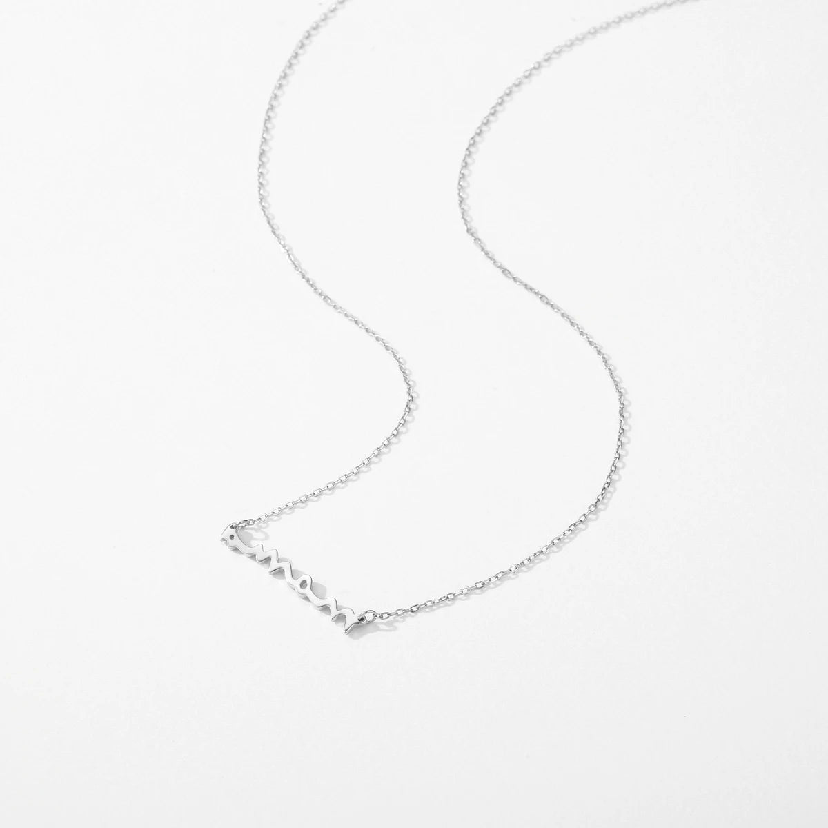 Silver Mama Pendant Necklace