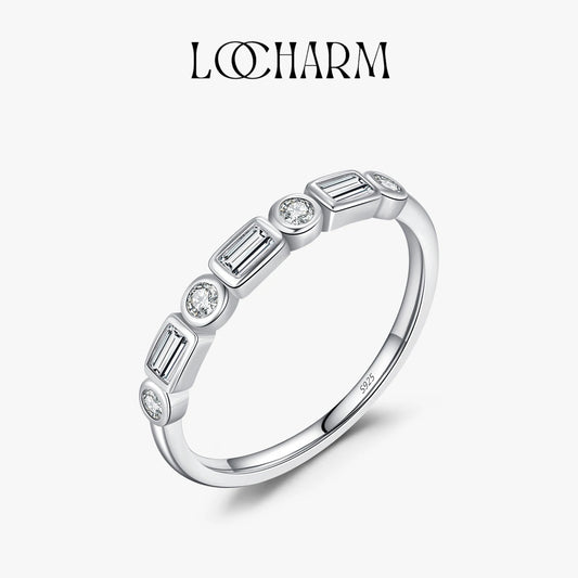 Dazzling Round & Rectangle CZ Band