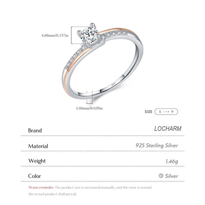 Elegant Rose Gold Wedding Ring