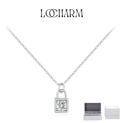 Eternal Lock Moissanite Necklace